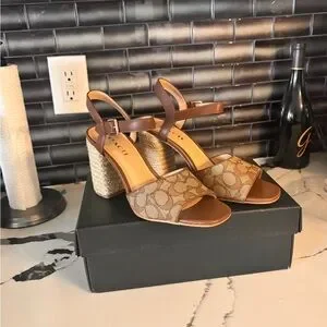 Coach | Shoes | Coach Maddy Sig Sandal | Poshmark